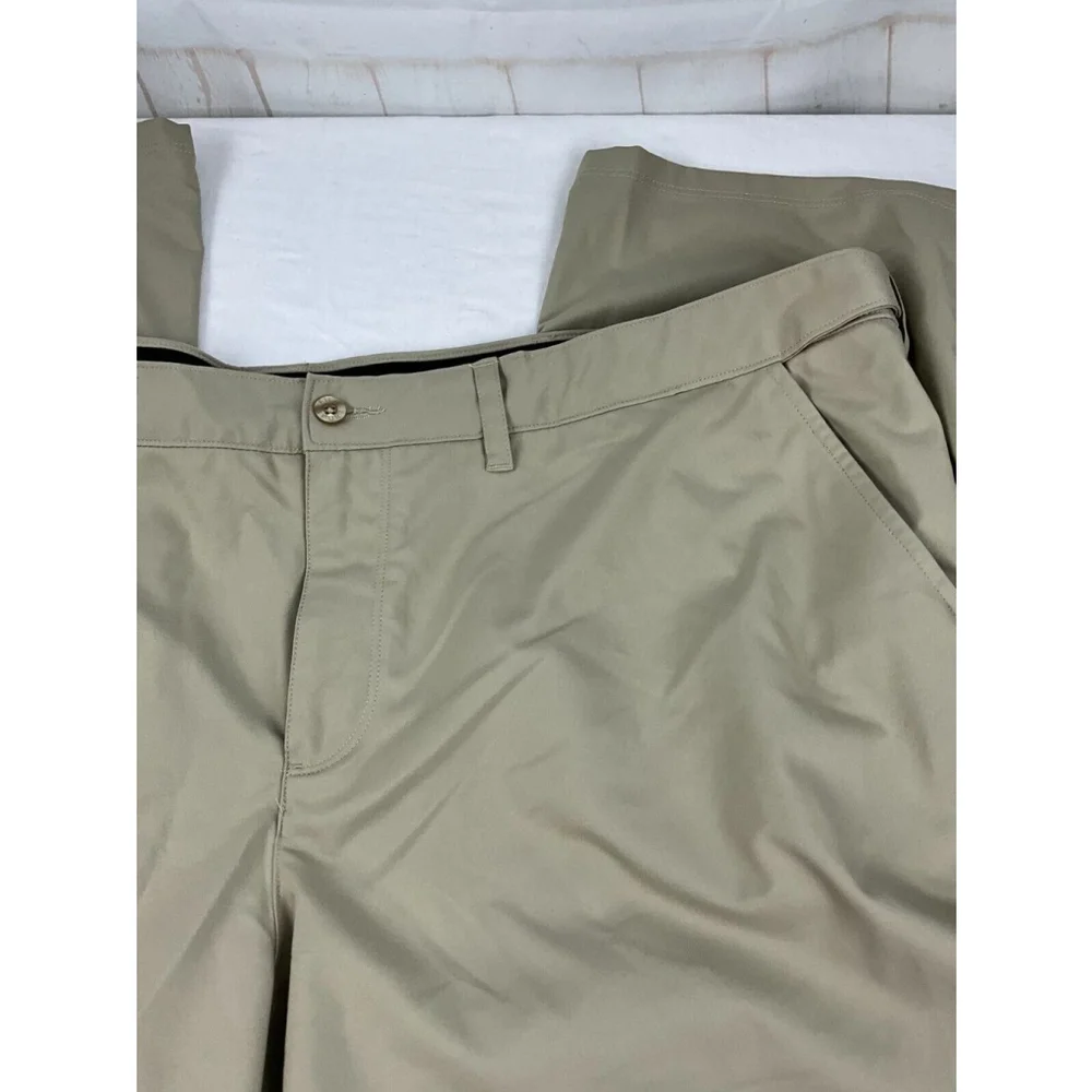 COPY - Men’s Fila Sport Golf Khaki Chino Pants Size 50 Beige Straight Leg Flat …